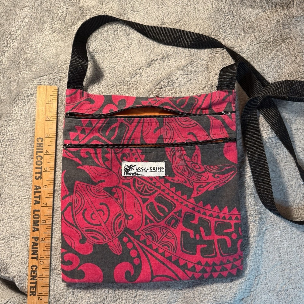 Local Design Hawaiian Crossbody Purse Shoulder Bag Handbag Hawaii USA Surf Beach